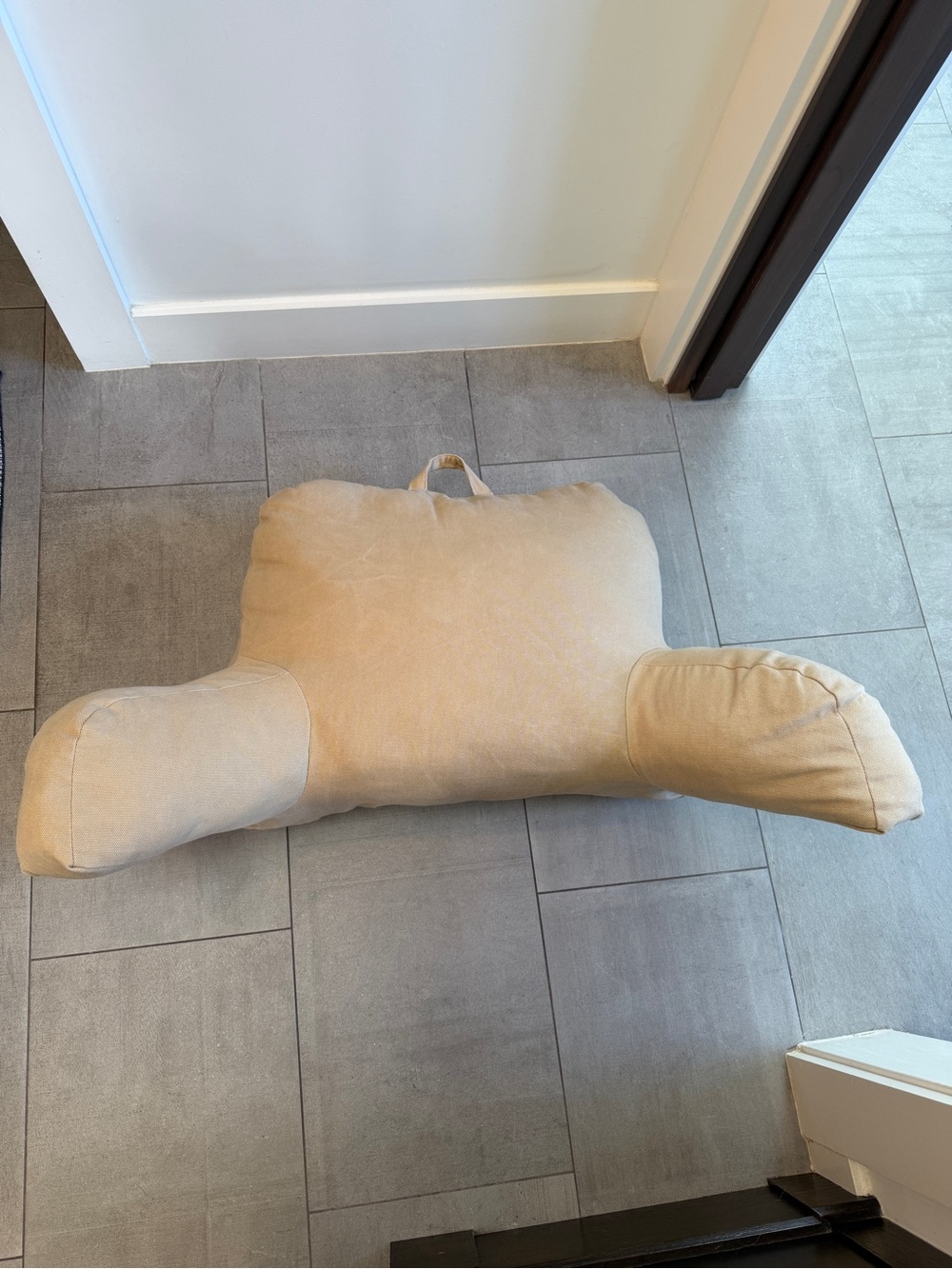 Supportive Pillow, Reading & Lounging: for couch or bed! Removable cover! Have 2